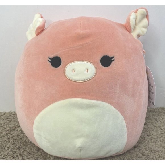 Squishmallow Kelly Toy 2023 Petra The Pig 10 Inch Squish Soft Fuzzy Squeeze‎ NWT - Picture 1 of 6